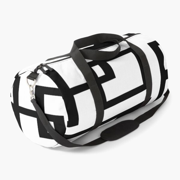 Item preview, Black Lines And Irregular White Shapes Abstract Design designed and sold by taiche.