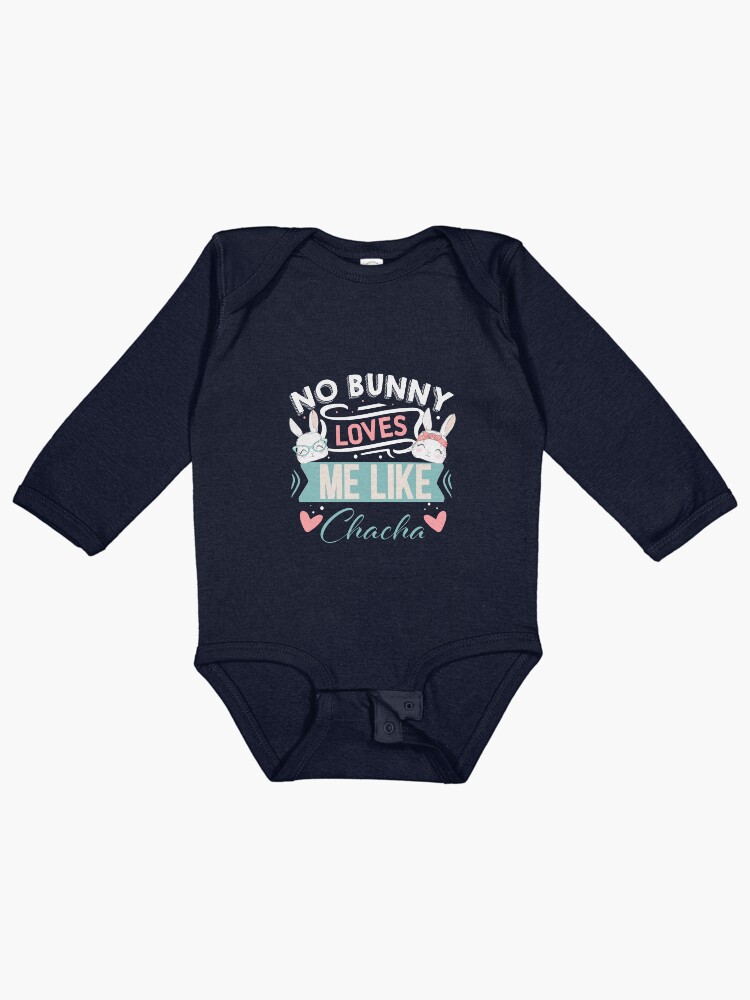 Thumbnail 1 of 2, Baby One-Piece, No Bunny Loves Me Like Chacha designed and sold by DesiBoli.