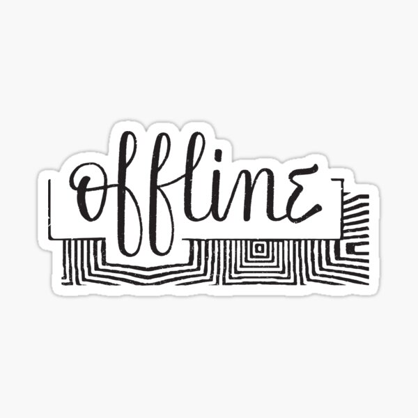 Offline Sticker