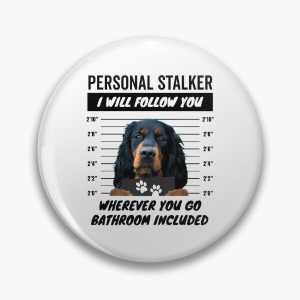 Item preview, Personal Stalker Dog – Black and Tan Gordon Setter designed and sold by More Cute Dogs.