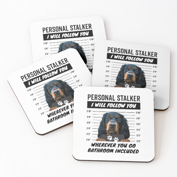 Item preview, Personal Stalker Dog – Black and Tan Gordon Setter designed and sold by More Cute Dogs.