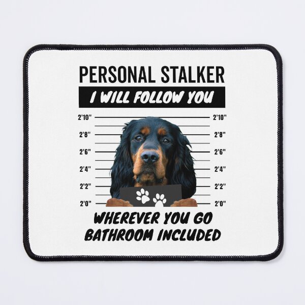 Item preview, Personal Stalker Dog – Black and Tan Gordon Setter designed and sold by More Cute Dogs.