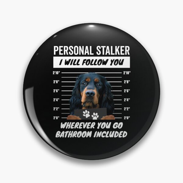 Item preview, Personal Stalker Dog – Black and Tan Gordon Setter designed and sold by More Cute Dogs.