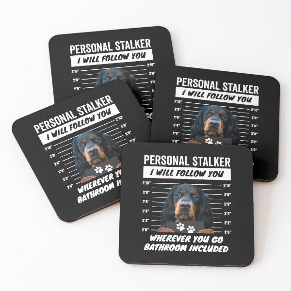 Item preview, Personal Stalker Dog – Black and Tan Gordon Setter designed and sold by More Cute Dogs.