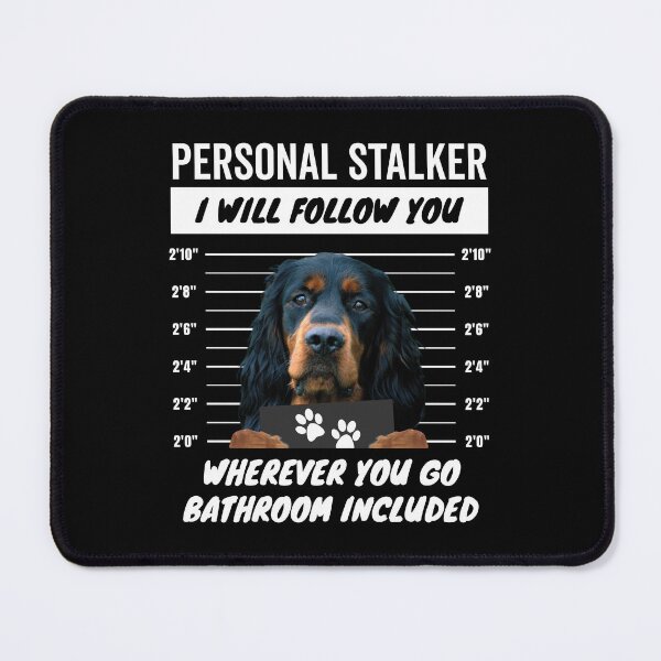 Item preview, Personal Stalker Dog – Black and Tan Gordon Setter designed and sold by More Cute Dogs.