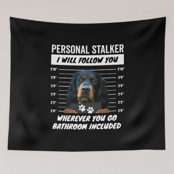 Item preview, Personal Stalker Dog – Black and Tan Gordon Setter designed and sold by More Cute Dogs.