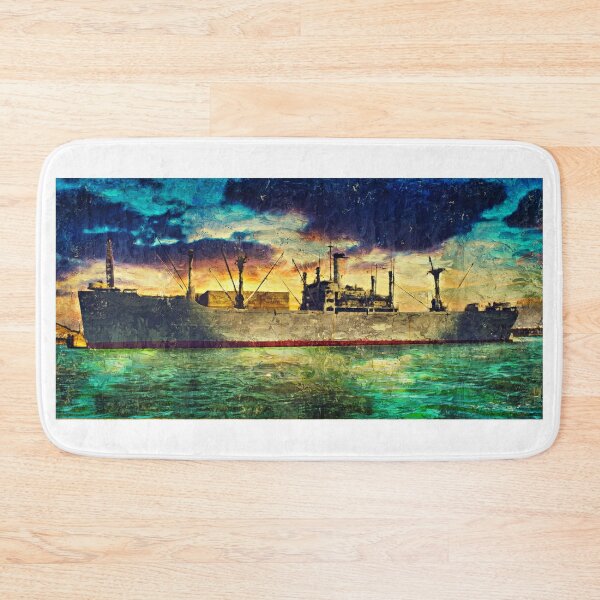 Item preview, SS Red Oak Victory in Rosie the Riveter National Historical Park, Richmond, California designed and sold by NickoPrints.