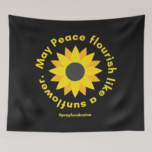 Item preview, Ukrainian Sunflower Pray for Peace for Free Ukraine Support Premium designed and sold by PootinTuon.