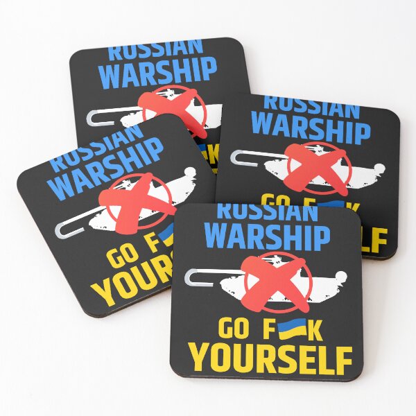 Item preview, Russian Warship go F**k yourself designed and sold by JAdotdotDesigns.