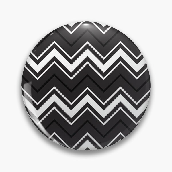Aperçu de l'œuvre Motif zigzag noir et blanc créée et vendue par Designprovider.