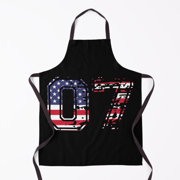 Item preview, 07 American football number USA zero seven designed and sold by Proud Pro Gifts.