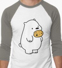 Ice Bear Cookies Men's Baseball ¾ T-Shirt