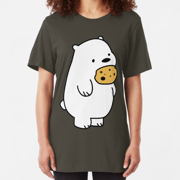 Ice Bear Cookies Slim Fit T-Shirt