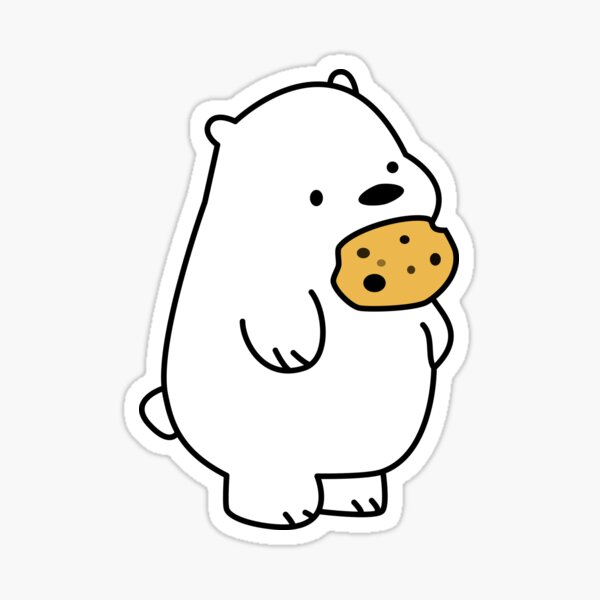 Ice Bear Cookies Sticker