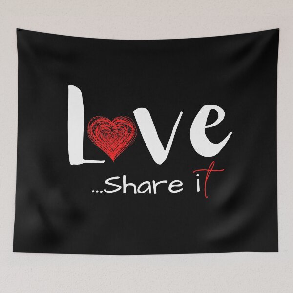 Item preview, LOVE Share it designed and sold by Nancyanna.