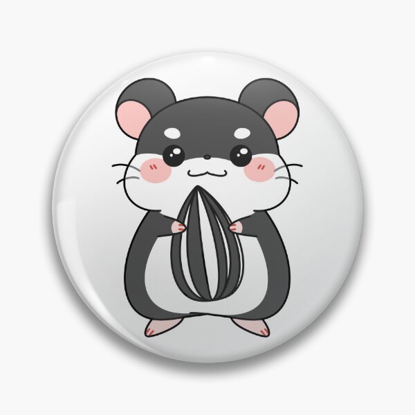 Item preview, Black and White Hamster designed and sold by MadeByBeata.