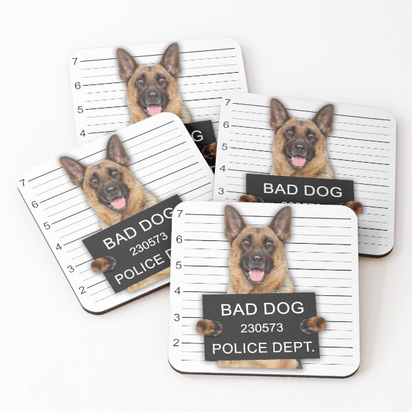 Item preview, Bad Dog At Police Dept designed and sold by LittleDuckk.