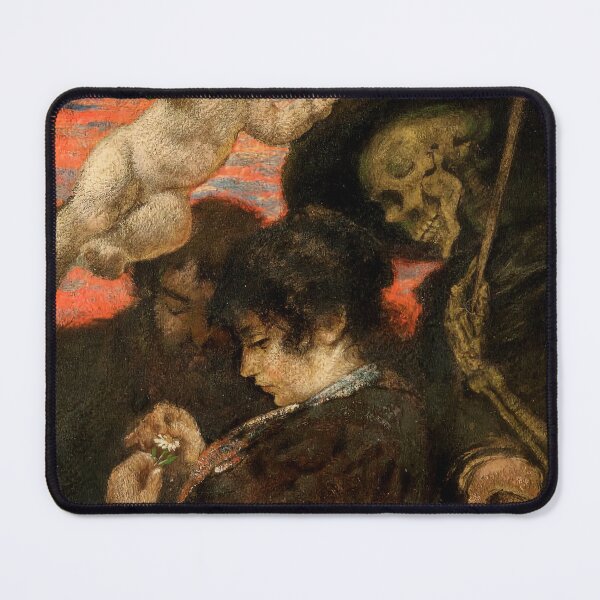 Item preview, Cupid and Death by Hans Thoma designed and sold by AestheticsXarts.