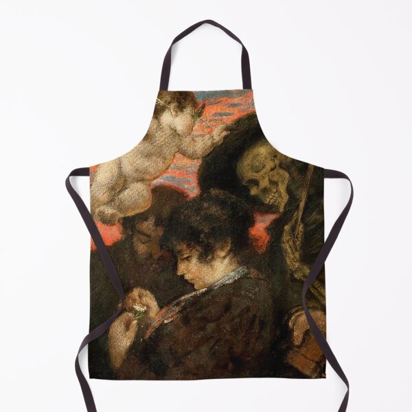 Item preview, Cupid and Death by Hans Thoma designed and sold by AestheticsXarts.