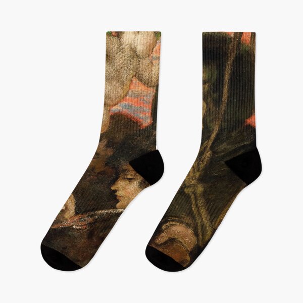 Item preview, Cupid and Death by Hans Thoma designed and sold by AestheticsXarts.