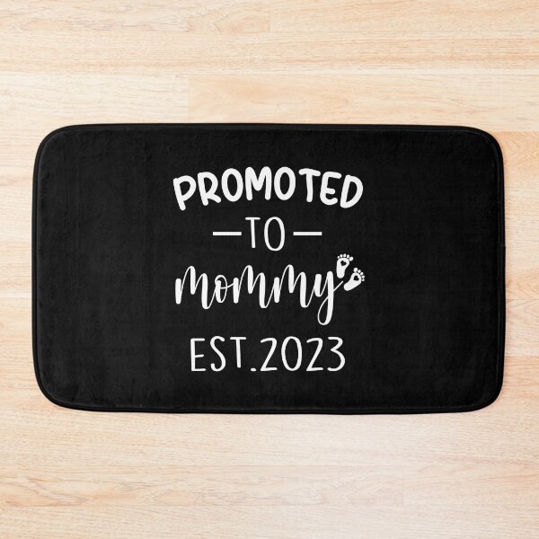 Item preview, promoted to mommy est 2023, pregnancy announcement, father's dad, matching Mommy Daddy EST, couples pregnancy announcement  funny sarcastic Rude Offensive saying, designed and sold by joygift369.