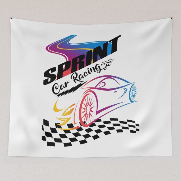 Item preview, Sprint Car Racing , funny car racing  designed and sold by MoSaid.