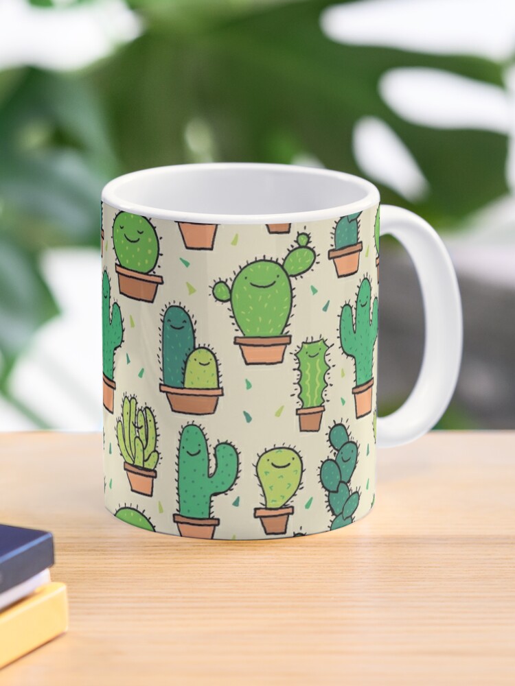 mug - cute cactus