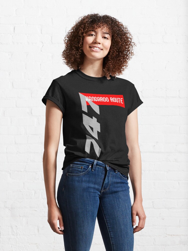 Alternate view of 747 Kangaroo Route - Red Classic T-Shirt
