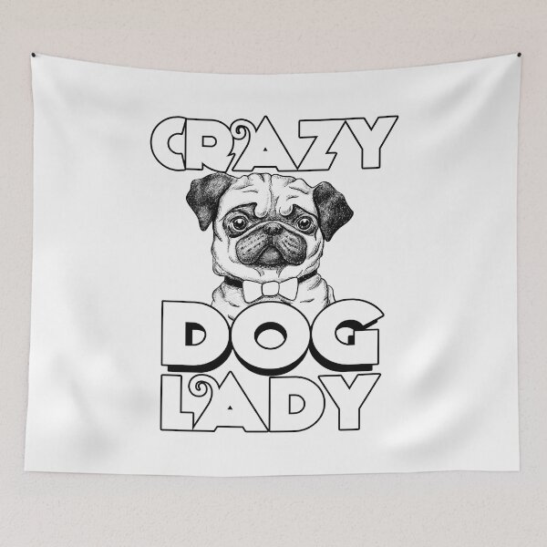 Item preview, Crazy Dog Lady designed and sold by LittleDuckk.