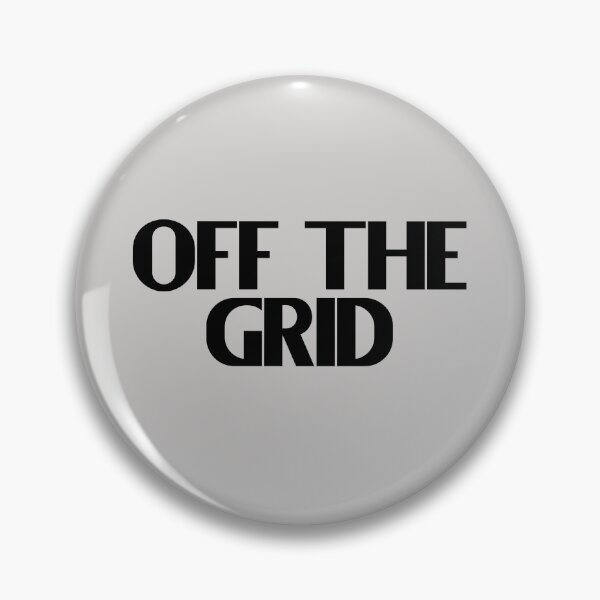 Item preview, Off The Grid - Bold Black Text designed and sold by Chubuter.
