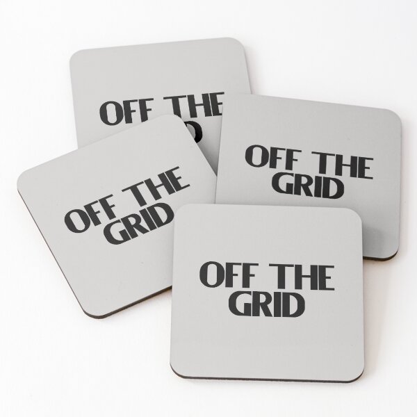 Item preview, Off The Grid - Bold Black Text designed and sold by Chubuter.