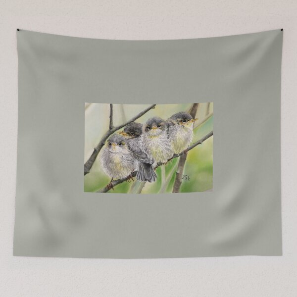 Item preview, "Spring Peepers"  Young birds done in pastels designed and sold by Marla Kurzec.