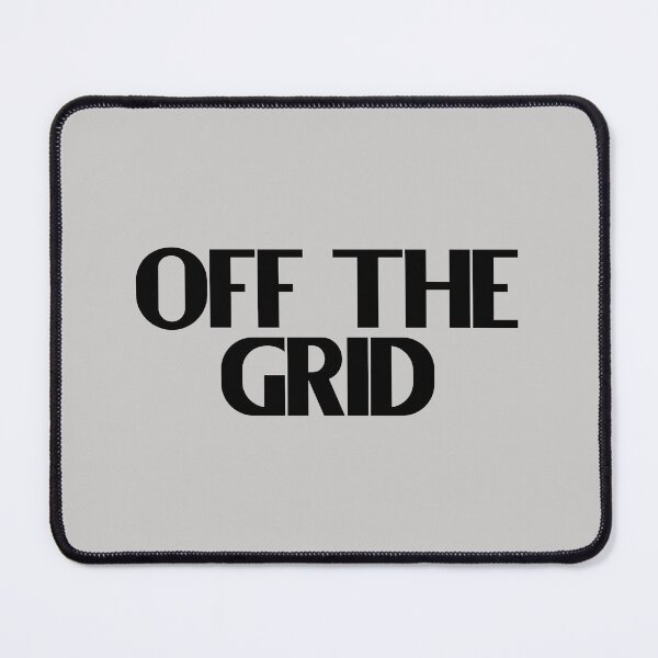 Item preview, Off The Grid - Bold Black Text designed and sold by Chubuter.