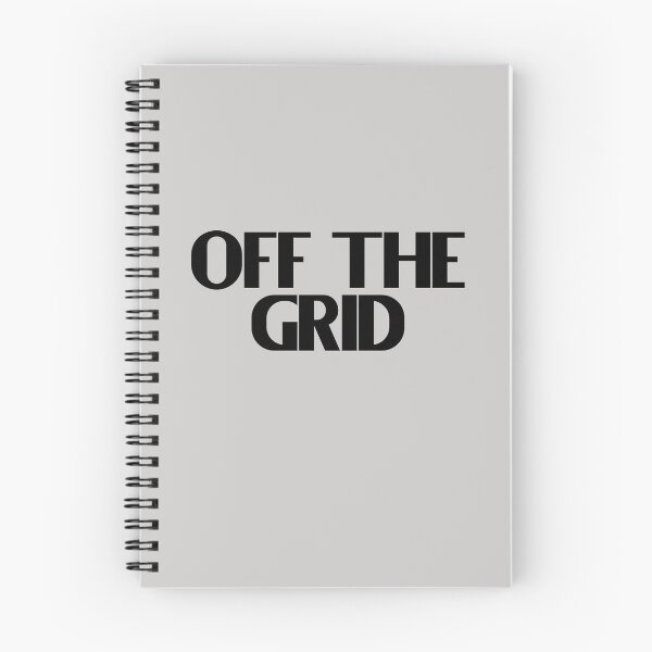 Item preview, Off The Grid - Bold Black Text designed and sold by Chubuter.