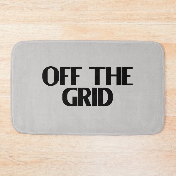 Item preview, Off The Grid - Bold Black Text designed and sold by Chubuter.