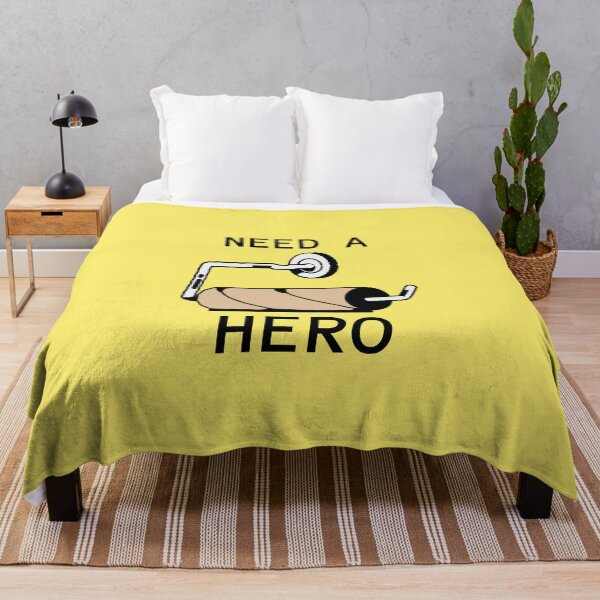 Item preview, Need A Hero Toilet Paper Humor designed and sold by mrkedi123.
