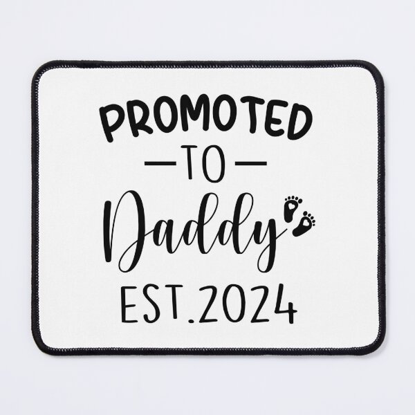 Item preview, gift promoted to daddy est 2024, pregnancy announcement, father's dad, matching Mommy Daddy EST, couples pregnancy announcement funny sarcastic Rude Offensive saying, designed and sold by joygift369.
