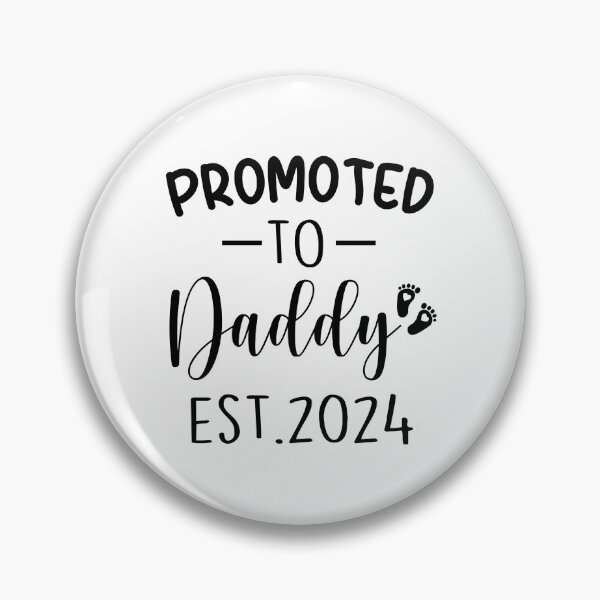 Item preview, gift promoted to daddy est 2024, pregnancy announcement, father's dad, matching Mommy Daddy EST, couples pregnancy announcement  funny sarcastic Rude Offensive saying, designed and sold by joygift369.