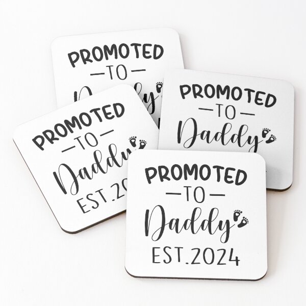 Item preview, gift promoted to daddy est 2024, pregnancy announcement, father's dad, matching Mommy Daddy EST, couples pregnancy announcement  funny sarcastic Rude Offensive saying, designed and sold by joygift369.