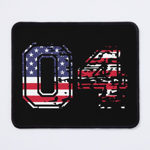 Item preview, 04 American football number USA zero four designed and sold by Proud Pro Gifts.