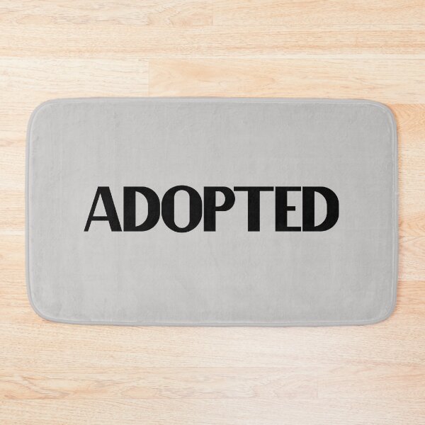 Item preview, Adopted - Bold Black Text designed and sold by Chubuter.