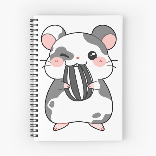 Item preview, Black and White Spotted Hamster designed and sold by MadeByBeata.