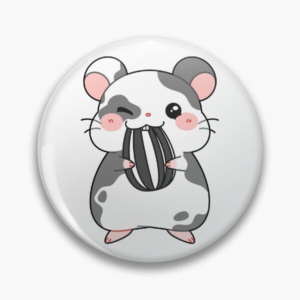 Item preview, Black and White Spotted Hamster designed and sold by MadeByBeata.
