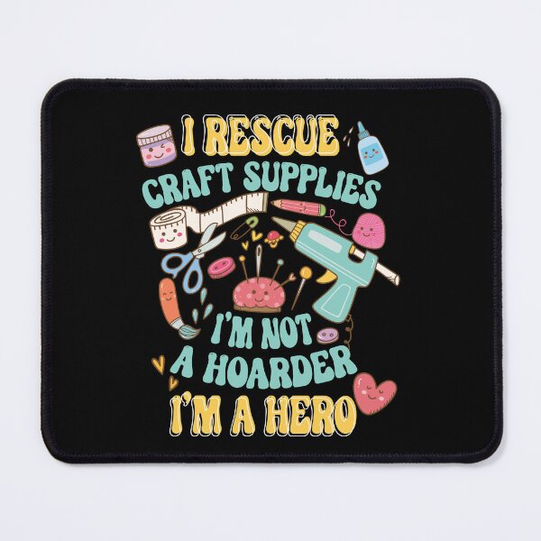 Item preview, I Rescue Craft Supplies I'm Not A Hoarder I'm A Hero Kawaii Craft Lover Gift designed and sold by zenpatterns.