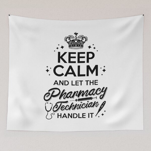 Item preview, Pharmacy Keep Calm And Let The Pharmacy Technician designed and sold by tshirtconcepts.