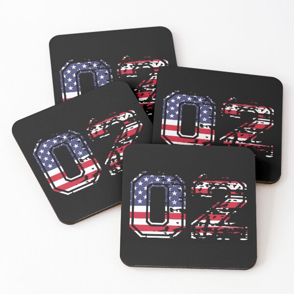 Item preview, 02 American football number USA zero two designed and sold by Proud Pro Gifts.