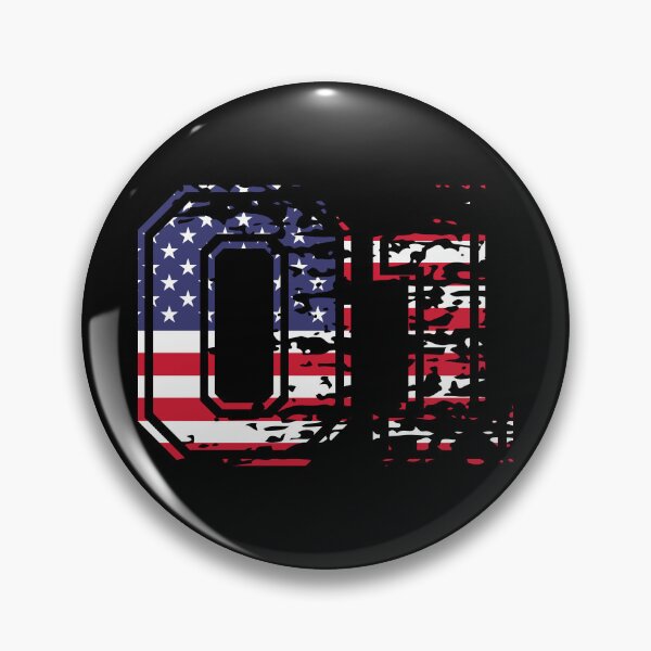Item preview, 01 American football number USA zero one designed and sold by Proud Pro Gifts.