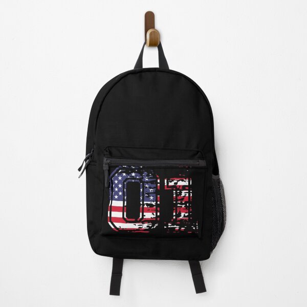 Artikelvorschau, 01. American Football Nummer USA null eins entworfen und verkauft von Proud Pro Gifts.