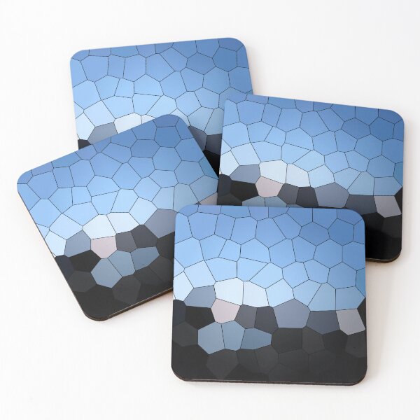 Item preview, Sunset as a mosaic in bright colors designed and sold by Your Happy Life.