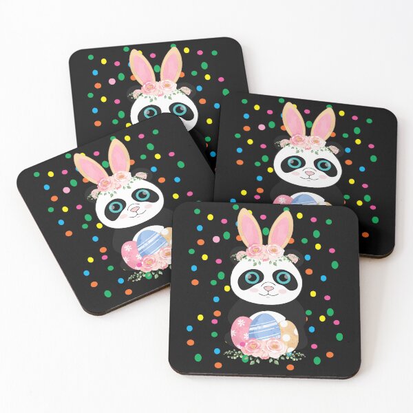 Item preview,  Easter, Panda Bunny, Panda with Easter Eggs designed and sold by mamahellfire31.